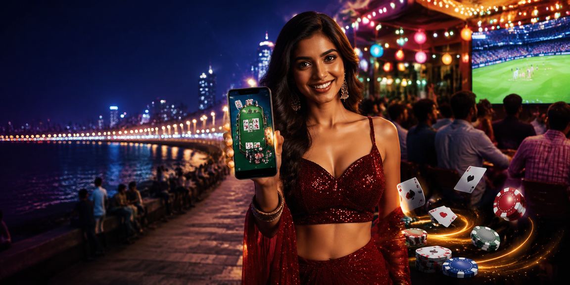 Mumbai Marine Drive bustling cricket and betting night market